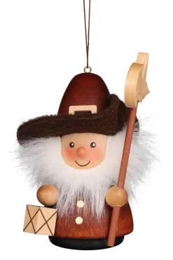 Christian Ulbricht Neuheiten | Christbaumschmuck*Christbaumschmuck Wackelmännchen Nachtwächter, natur von