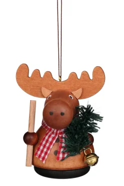 Christian Ulbricht Christbaumschmuck*Christbaumschmuck Wackelmännchen Elch, natur von