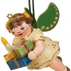 Hubrig Volkskunst Neuheiten | Christbaumschmuck*Christbaumschmuck Weihnachtsengel mit Geschenke von