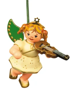 Hubrig Volkskunst Neuheiten | Christbaumschmuck*Christbaumschmuck Weihnachtsengel mit Geige von