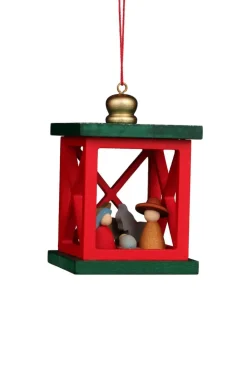Christian Ulbricht Christbaumschmuck*Christbaumschmuck Weihnachtslaterne mit Krippe von
