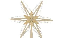 Martina Rudolph Christbaumschmuck*Christbaumspitze Holzstern, 32 cm von