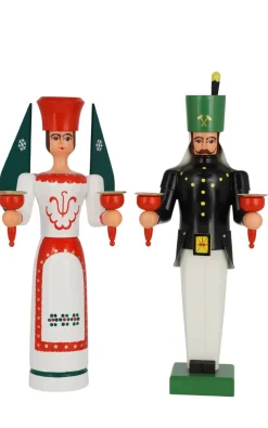 SEIFFENcom by Nestler GmbH Bestseller | Engel & Bergmann*Engel und Bergmann, 38 cm, für Wachskerzen von SEIFFEN.COM