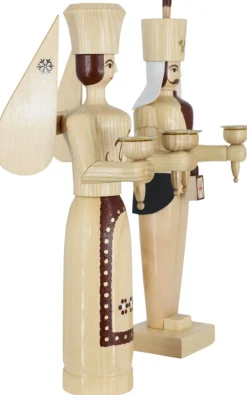 SEIFFENcom by Nestler GmbH Engel & Bergmann*Engel und Bergmann, 38 cm, für Wachskerzen von SEIFFEN.COM