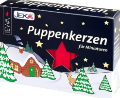 Ebersbacher Kerzenfabrik GmbH Pyramidenkerzen*EWA Puppenkerzen 20 Stück, , Ø 10 mm x 65 mm hoch