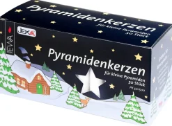Ebersbacher Kerzenfabrik GmbH Neuheiten | Pyramidenkerzen*EWA Pyramidenkerzen 50 Stück, , Ø 14 mm x 74 mm hoch