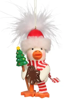 Christian Ulbricht Frühlingsdeko*Federentlein zum Hängen Weihnachten, 10 cm von