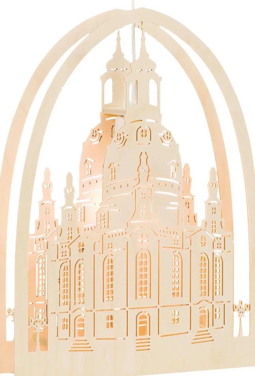 KWO Neuheiten | Fensterdeko Weihnachten*Fensterbild Dresdener Frauenkirche, 30 cm von