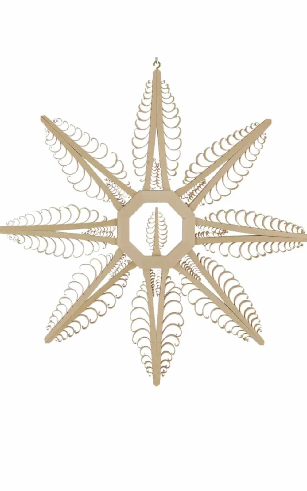 Martina Rudolph Auslaufartikel | Fensterdeko Weihnachten*Fensterschmuck Holzstern, achteckig von
