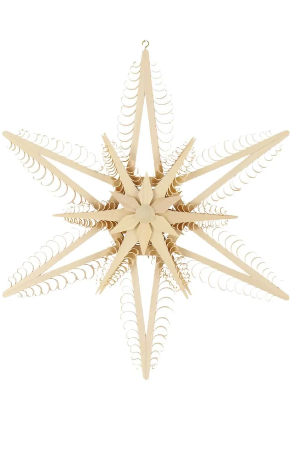Martina Rudolph Fensterdeko Weihnachten*Fensterschmuck Holzstern, 33 cm von
