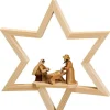 Robbi Weber Fensterdeko Weihnachten*Fensterschmuck Stern mit Christi Geburt von