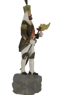 Schnitzkunst aus dem Erzgebirge Einzelstücke | Holzschnitzereien*Freiberger Obersteiger, , 40 cm von
