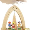 Figurenland Uhlig GmbH Osterpyramide & Osterkerzenhalter*Frühlingspyramide mit 4 Blumenmädchen, 27 cm von