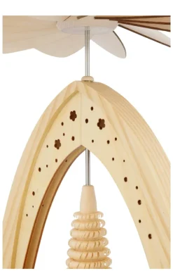 Figurenland Uhlig GmbH Osterpyramide & Osterkerzenhalter*Frühlingspyramide mit 4 Blumenmädchen, 27 cm von