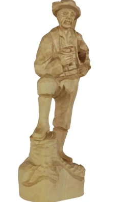 Schnitzkunst aus dem Erzgebirge Holzschnitzereien*Förster, geschnitzt, 20 cm, von