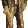 Schnitzkunst aus dem Erzgebirge Holzschnitzereien*Hamburger Zimmermann, geschnitzt, 25 cm von