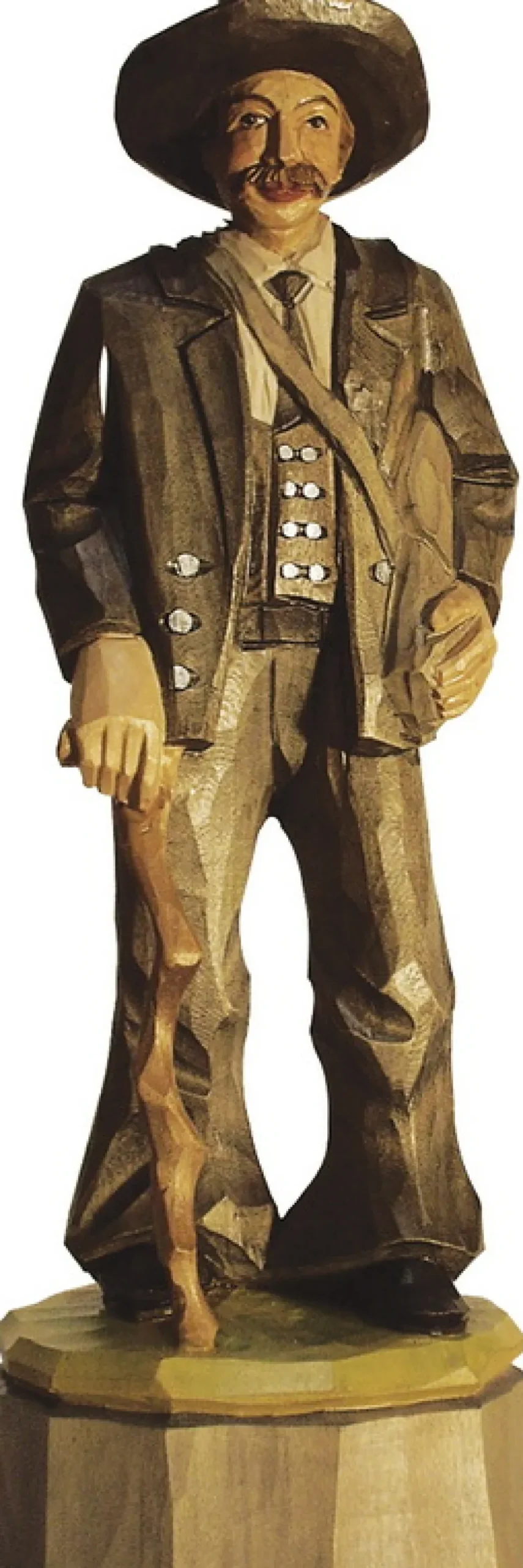 Schnitzkunst aus dem Erzgebirge Holzschnitzereien*Hamburger Zimmermann, geschnitzt, 25 cm von