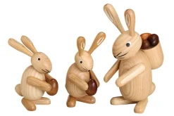 Jan Stephani Neuheiten | Osterhasen*Hasengruppe, 3-teilig, , 11 cm - 18 cm von