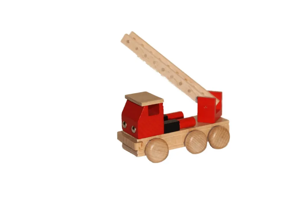 Holzspielwaren Ebert Neuheiten | Holzauto*Holzauto Feuerwehr, von Ebert GmbH