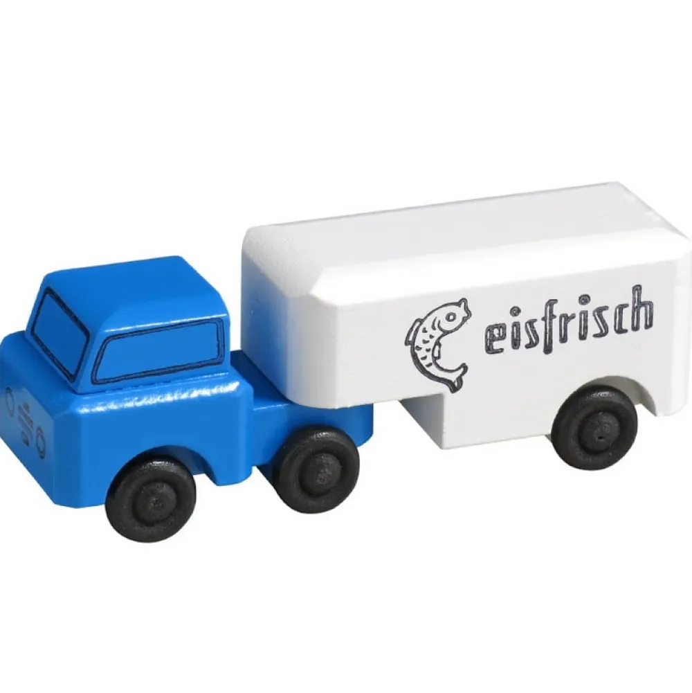 Robbi Weber Holzauto*Holzspielzeug LKW Kühltransporter, von