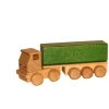 Holzspielwaren Ebert Holzauto*Holzspielzeug Sattelschlepper mit Pritsche, von Ebert GmbH