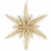 Martina Rudolph Fensterdeko Weihnachten*Holzstern, Durchmesser 24 cm, elektrisch beleuchtet von