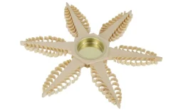 Martina Rudolph Kerzenhalter Weihnachten*Kerzenhalter – Spanbaumstern von