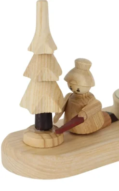 Spielwarenmacher Günther Kerzenhalter Weihnachten*Kerzenhalter Baumdieb, 6 cm, von