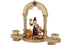 Müller Kleinkunst Auslaufartikel | Kerzenhalter Weihnachten*Kerzenhalter Bescherung unter dem Sternenbogen von