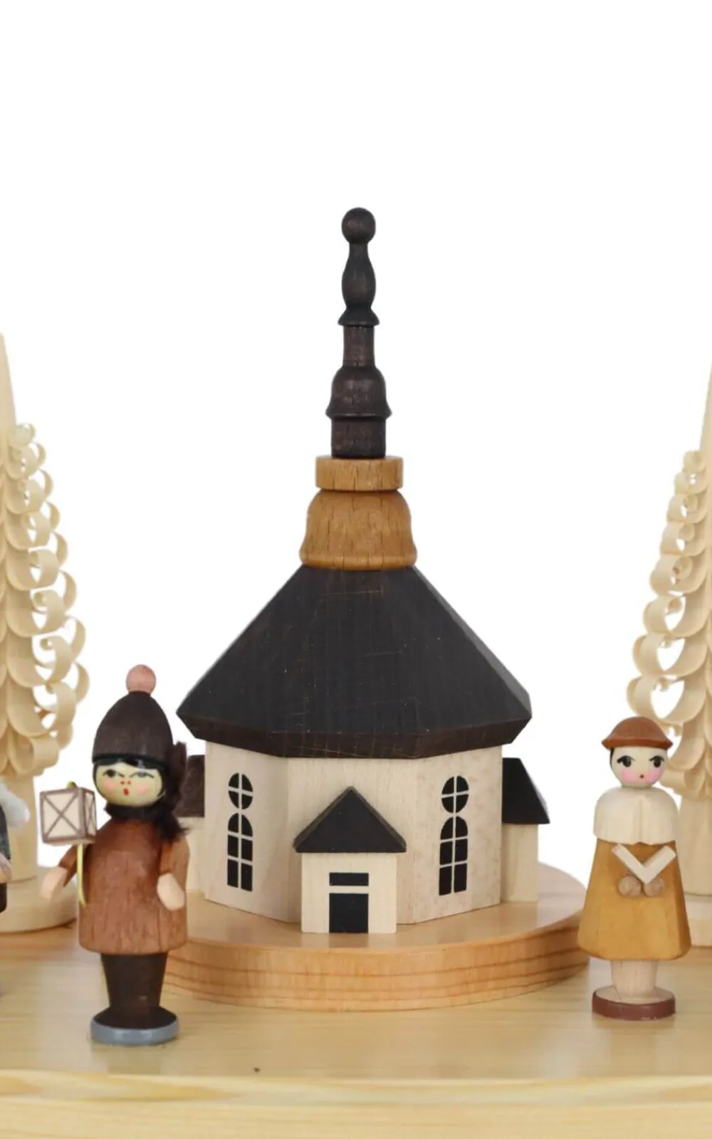 Knuth Neuber Kerzenhalter Weihnachten*Kerzenhalter für Teelichte mit Seiffener Dorf, von