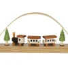 Knuth Neuber Neuheiten*Kerzenhalter Minischwibbogen mit Eisenbahn, , 27 cm,
