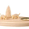 Albin Preißler Kerzenhalter Weihnachten*Kerzenhalter mit 2 Frischlingen, , 11 cm von
