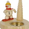 Zenker Kerzenhalter Weihnachten*Kerzenhalter mit Schneemann auf Snowboard, 10 cm von Ralf