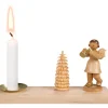 SEIFFENcom by Nestler GmbH Kerzenhalter Weihnachten*Kerzenhalter mit Weihnachtsengel, 8 cm, von SEIFFEN.COM