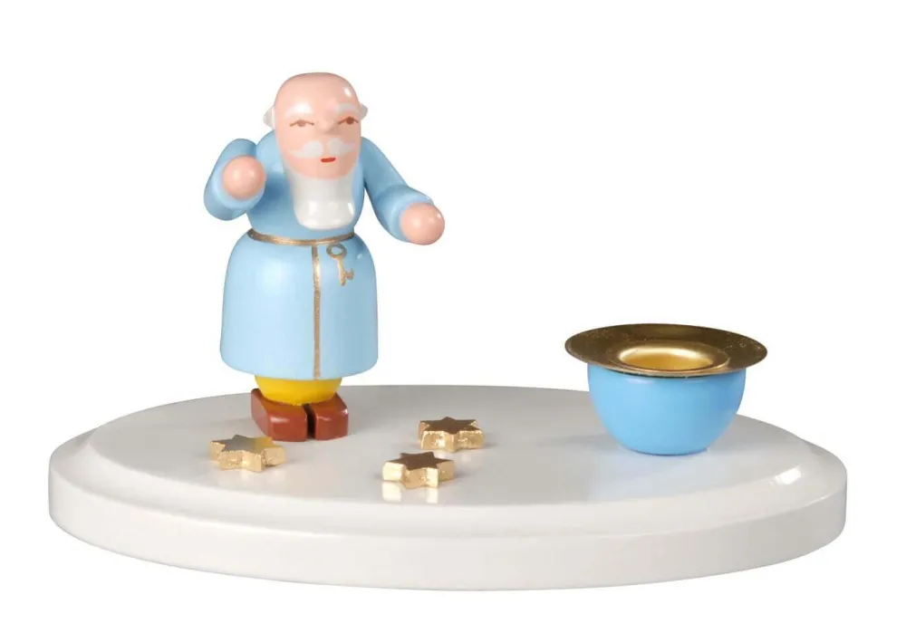 Albin Preißler Kerzenhalter Weihnachten*Kerzenhalter Petrus, , 11 cm von
