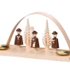 Thomas Preißler Kerzenhalter Weihnachten*Kerzenhalter Schwibbogen mit Kurrende, 10 cm von