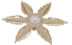 Martina Rudolph Kerzenhalter Weihnachten*Kerzenhalter Spanbaumstern für Teelichter von