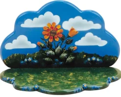 Hubrig Volkskunst Frühlingsdeko*Kleine Sommerwiese mit Himmel von