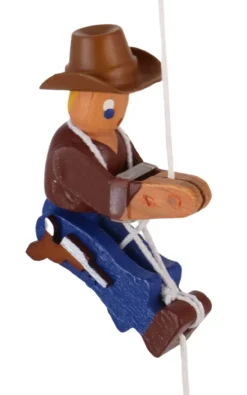 SEIFFENcom by Nestler GmbH Holzspielzeug*Kletterfigur Cowboy, 4 cm von SEIFFEN.COM