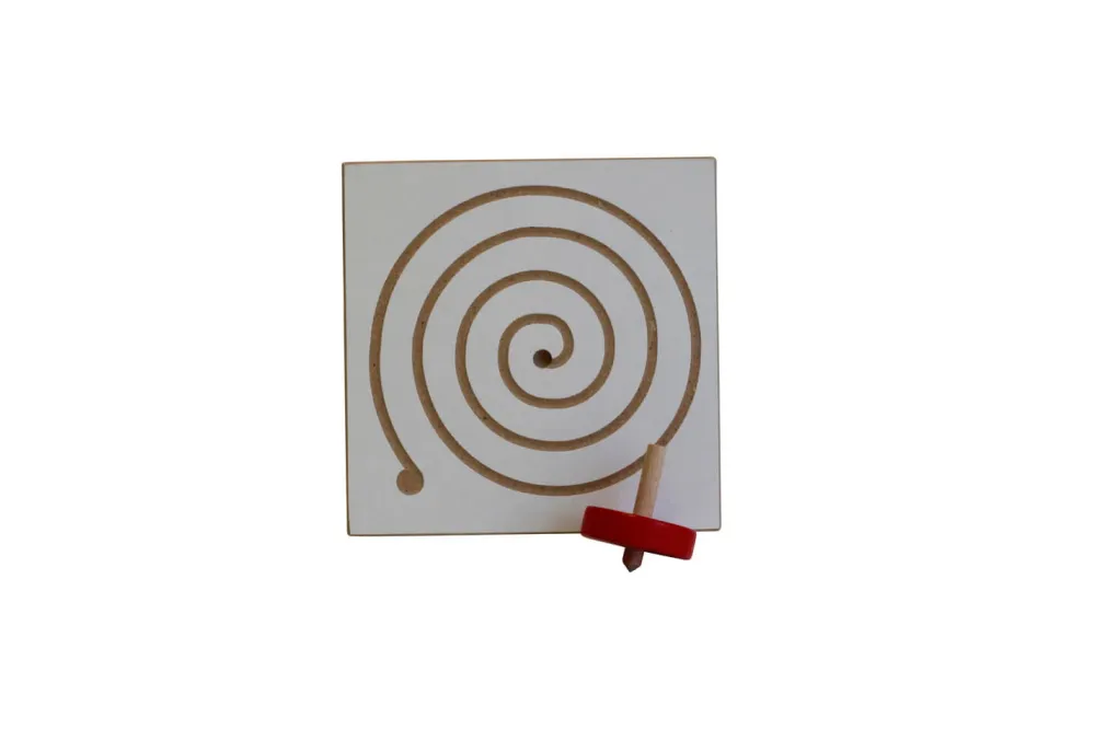 Holzspielwaren Ebert Holzspielzeug*Kreiselbrett Spirale von Ebert GmbH