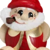 Seiffener Volkskunst eG Räuchermännchen*Kugelräuchermann Nikolaus rot-gold von