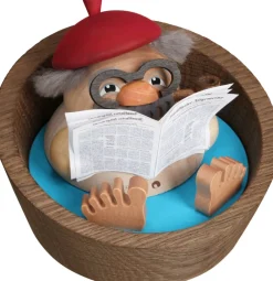 Seiffener Volkskunst eG Räuchermännchen*Kugelräuchermännchen Opa Albert im Pool von