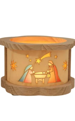 Richard Glässer GmbH Neuheiten | Kerzenhalter Weihnachten*Laterne für Teelichte mit Heilige Familie von Richard Glässer