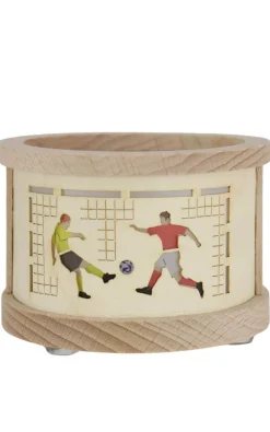 Richard Glässer GmbH Kerzenhalter Weihnachten*Laterne für Teelichte mit Fussball von Richard Glässer