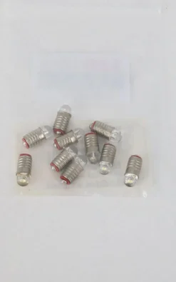 Hubrig Volkskunst Elektrische Beleuchtung*LED - Ersatzlämpchen für Markthäuser und Laternen, 10 Stück von