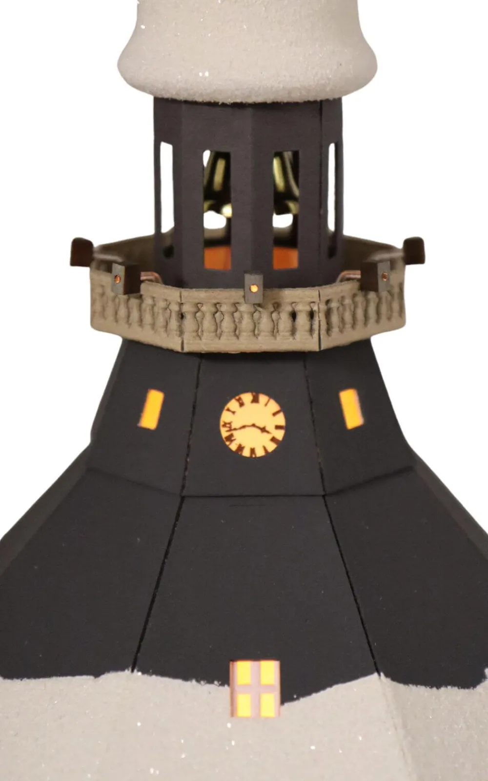 Birgit Uhlig Neuheiten | Lichterhaus*LED Lichterhaus Seiffener Kirche mit beleuchtetem Weihnachtsbaum, 43 cm von
