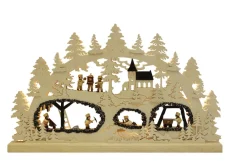 Romy Thiel Schwibbogen*LED Schwibbogen Bergwerk, 63 cm von
