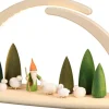 Seiffener Volkskunst eG Bestseller | Schwibbogen*LED Schwibbogen, doppelt, Schäferwichtel mit Schafen von