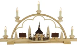Müller Kleinkunst Schwibbogen*LED Schwibbogen Kurrende, 57 cm von