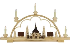 Müller Kleinkunst Schwibbogen*LED Schwibbogen Kurrende, 57 cm von